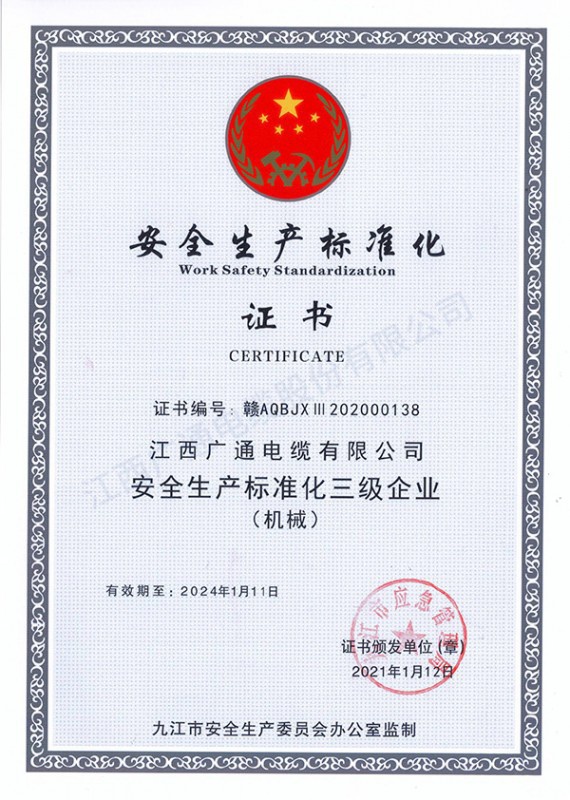 安全生產標準化