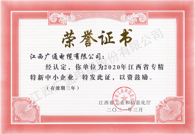 2020專精特新中小企業